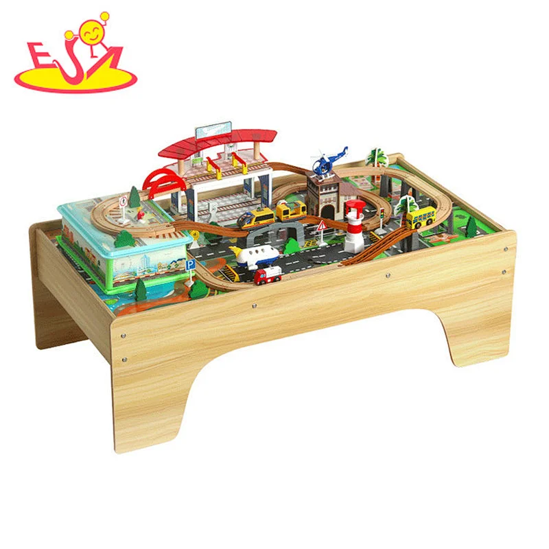 Das beliebteste Kindereisenbahn-Spielzeug-Holzeisenbahn-Set W04C229
