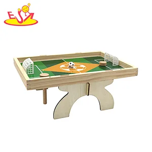 Lustiges 2-in-1-Mini-Schachbrett-Holzfußballtischspiel für Kinder W01A471