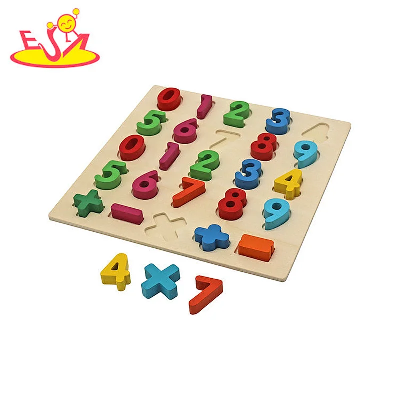 Montessori Pädagogisches Holzspielzeug für Kinder Spielzeug Mathe Arithmetik Lehrmittel W12F151