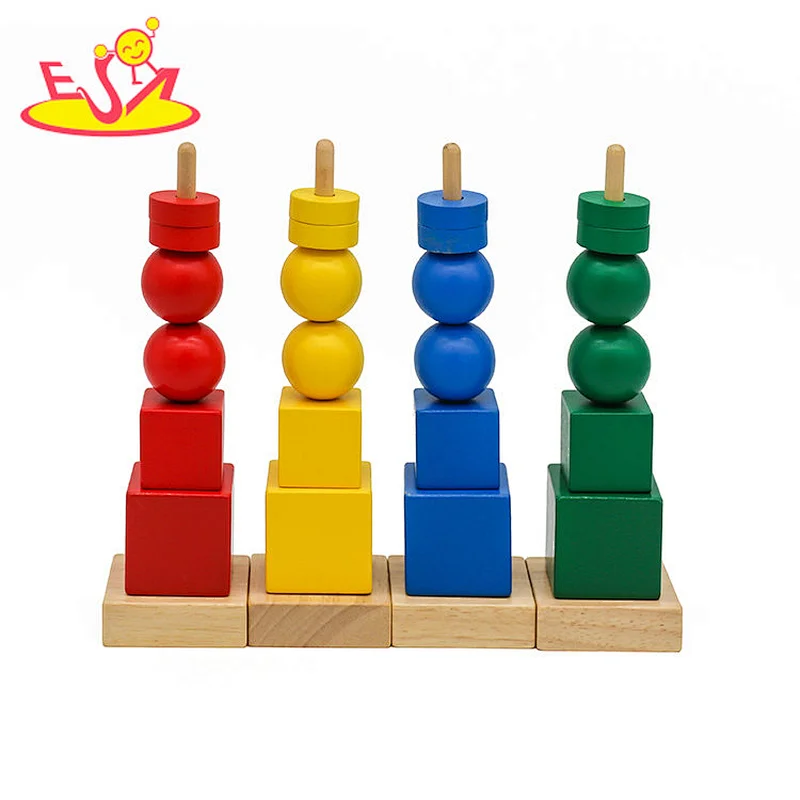 Neues Design Macaron niedliches hölzernes Spielküchenspielzeug für Kinder W10C582