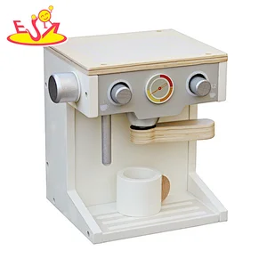 Neue Design-Simulation für Kinder aus Holz, vorgetäuschte Kaffeemaschine W10D134
