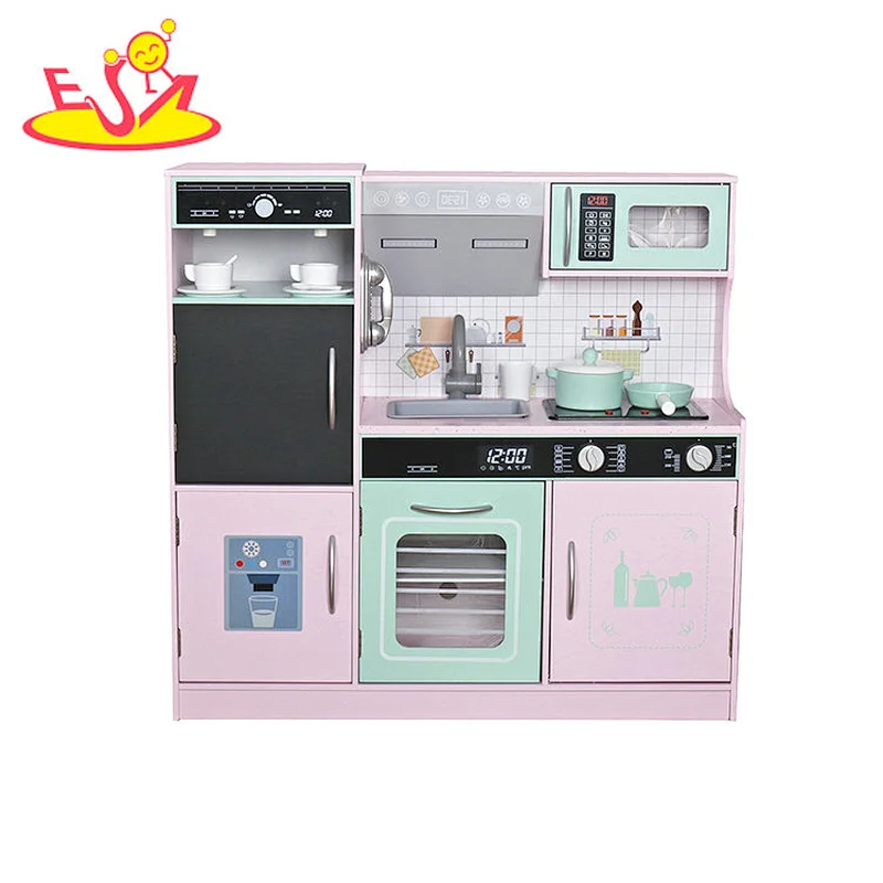 Kochspielzeug-Set aus Holz im neuen Design mit Kaffeemaschine W10C718C