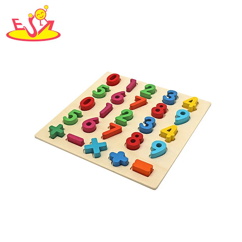 Montessori Pädagogisches Holzspielzeug für Kinder Spielzeug Mathe Arithmetik Lehrmittel W12F151