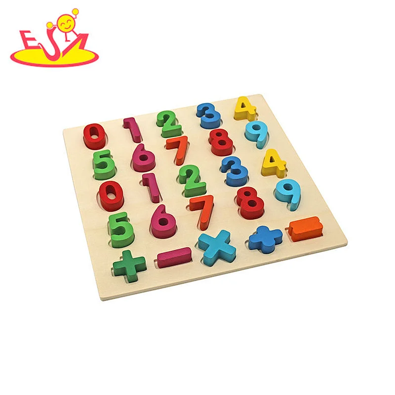 Montessori Pädagogisches Holzspielzeug für Kinder Spielzeug Mathe Arithmetik Lehrmittel W12F151