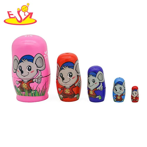 Neues Design Macaron niedliches hölzernes Spielküchenspielzeug für Kinder W10C582