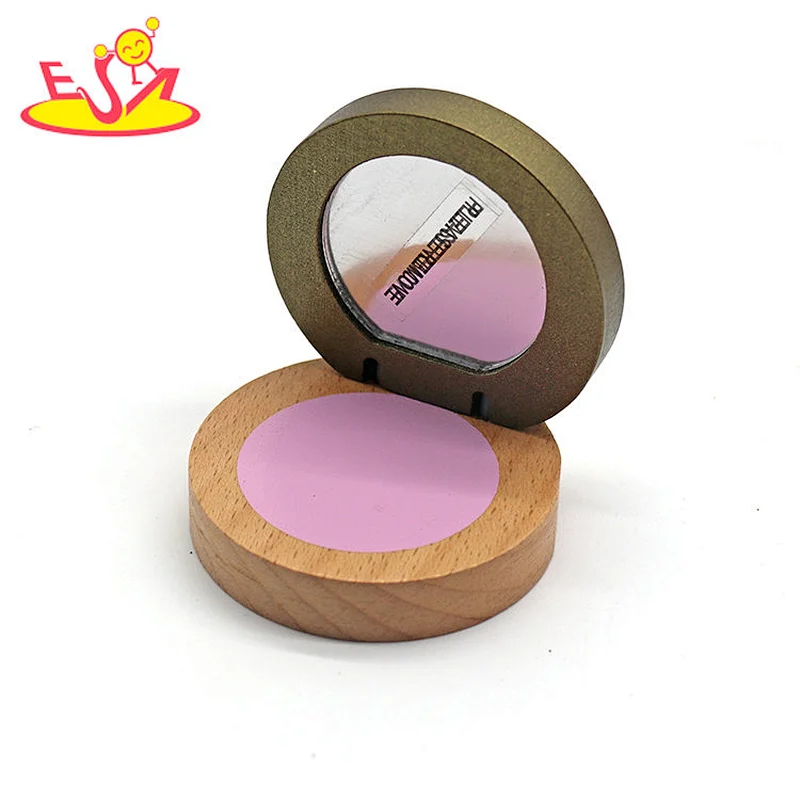 Neue heißeste Mädchen tun so, als würden sie Holzpuppen-Make-up-Kit mit Tasche W10D541 spielen