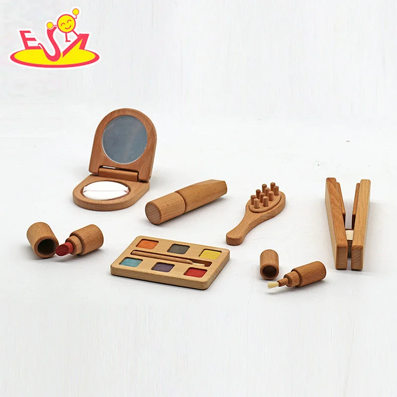 مجموعة مستحضرات التجميل اللطيفة لعبة التظاهر اللعب المكياج للبنات W10D539