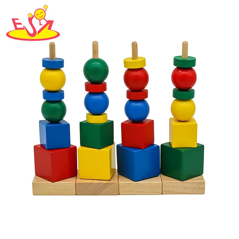 Neues Design Macaron niedliches hölzernes Spielküchenspielzeug für Kinder W10C582