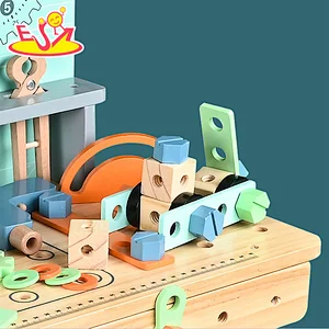 Werkzeugtisch mit neuem Design, multifunktionaler Werkzeugtisch für die frühe Bildung aus Holz für Kinder W03D194