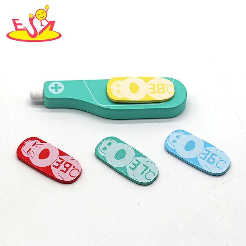 Wooden educational doctor medical pretend wooden dentist play set for kids W10D544