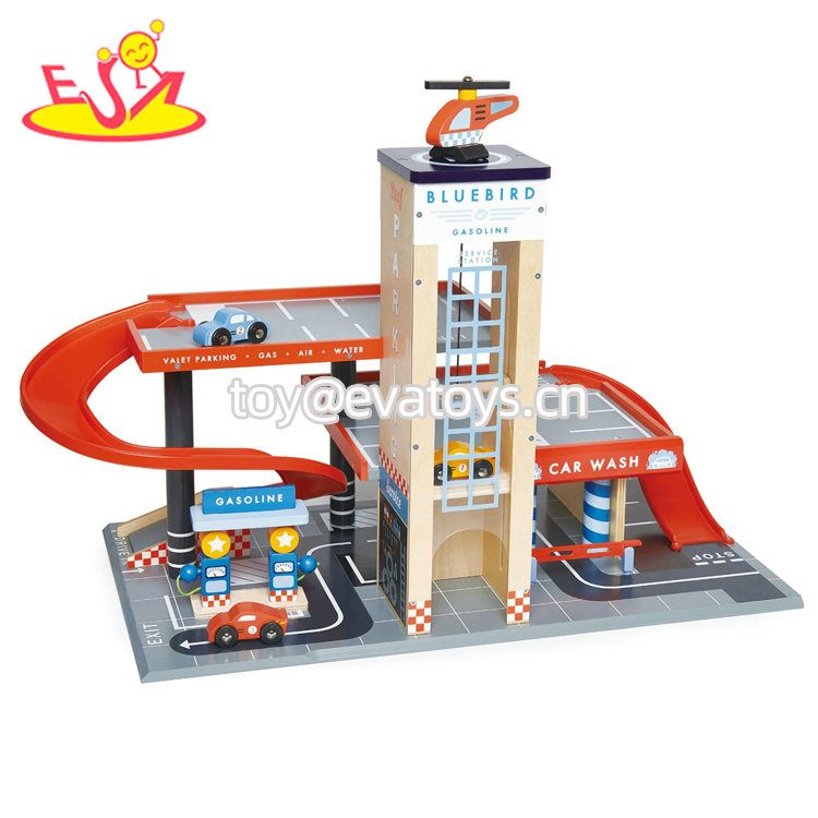 Hot Selling Pretend Play Simulation Mini Modern Wooden Dollhouse For Kids W06A534