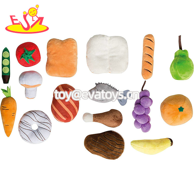 Factory Direct Pretend Play Kitchen Toys Felt Play Food Set For Kids W10D704