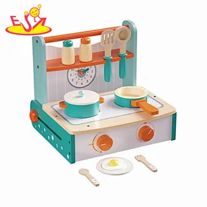 Neues Design Macaron niedliches hölzernes Spielküchenspielzeug für Kinder W10C582