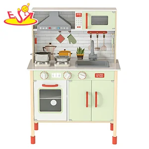 Новый дизайн Macaron, милая деревянная кухонная игрушка для детей W10C582
