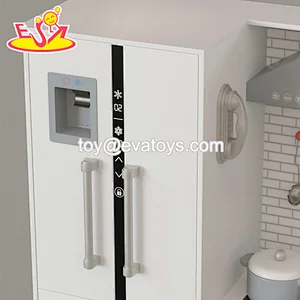 تصميم جديد معكرون لعبة مطبخ خشبية لطيفة للأطفال W10C582