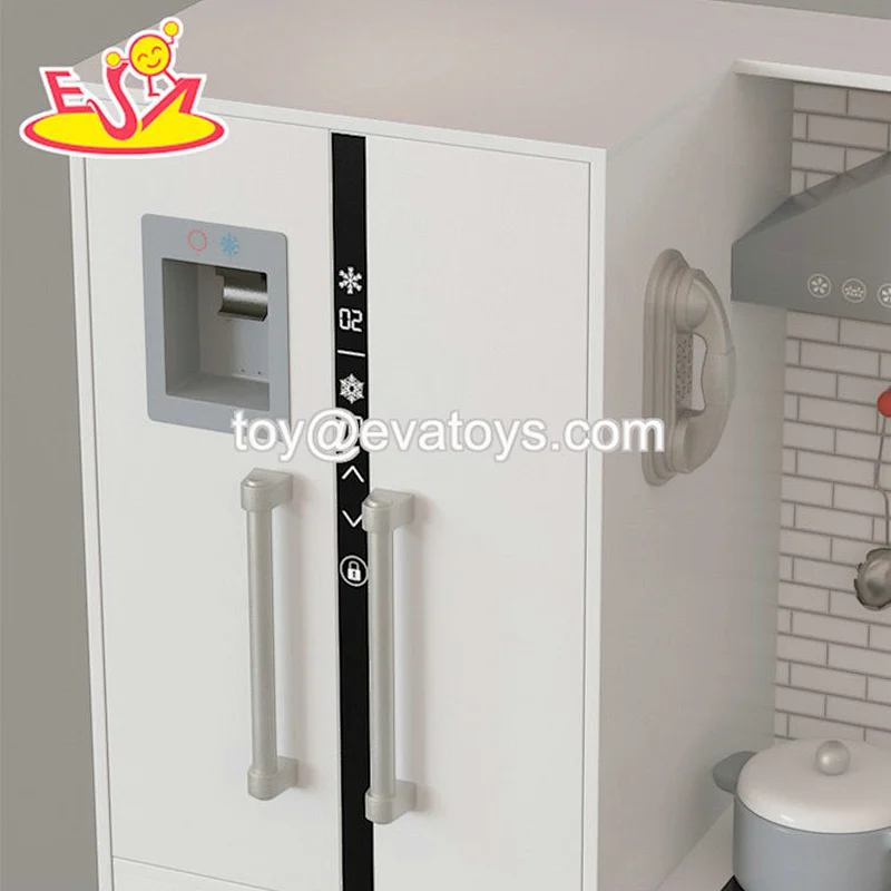 تصميم جديد معكرون لعبة مطبخ خشبية لطيفة للأطفال W10C582