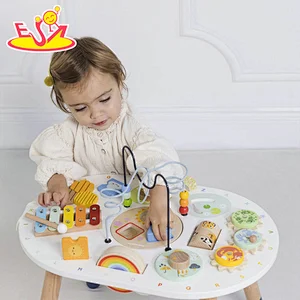Montessori Sensory Educational Wooden Activity Learning Table For Kids W12D481