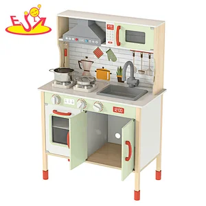 Новый дизайн Macaron, милая деревянная кухонная игрушка для детей W10C582