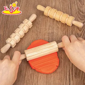 Factory Direct 12 Pcs Educational DIY Wooden Play Dough Tools Set For Kids W10D630