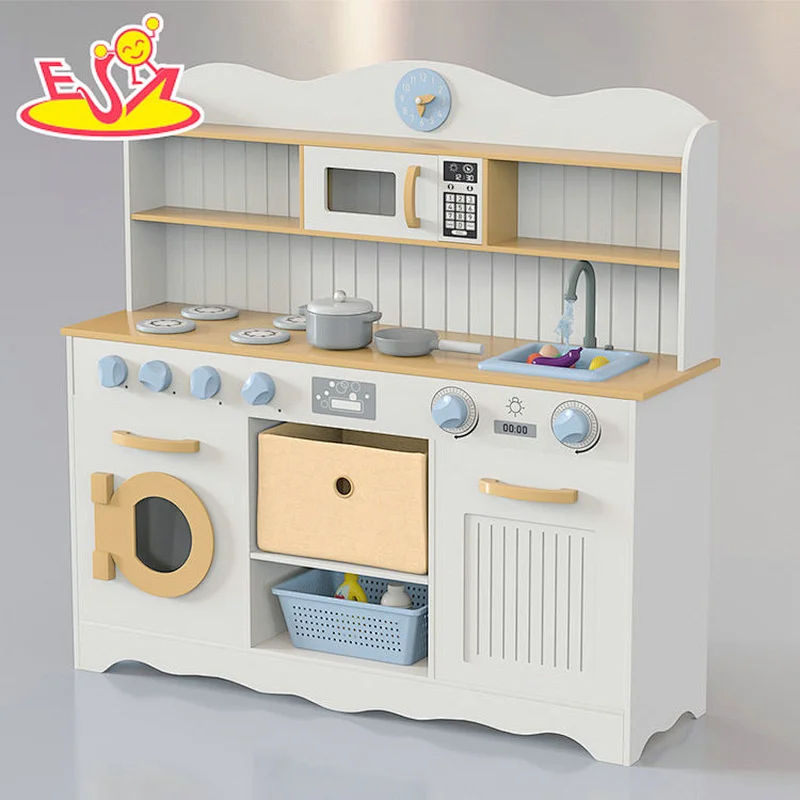 Neues Design Macaron niedliches hölzernes Spielküchenspielzeug für Kinder W10C582