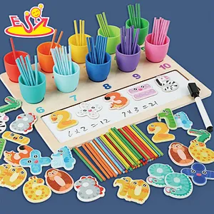 Nuevo diseño Macaron lindo juguete de cocina de madera para niños W10C582