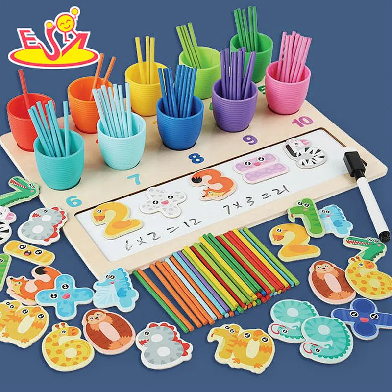 Nuevo diseño Macaron lindo juguete de cocina de madera para niños W10C582