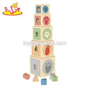 تصميم جديد معكرون لعبة مطبخ خشبية لطيفة للأطفال W10C582