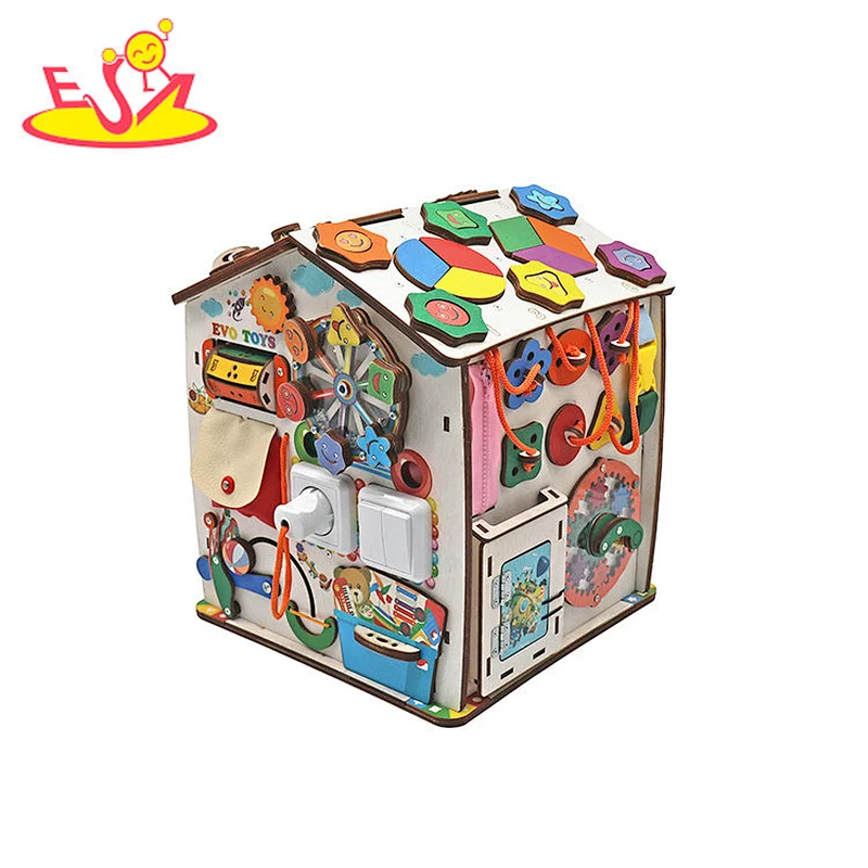 تصميم جديد معكرون لعبة مطبخ خشبية لطيفة للأطفال W10C582