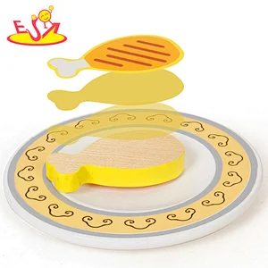 Nuevo diseño Macaron lindo juguete de cocina de madera para niños W10C582