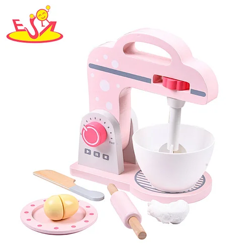 Wholesale Pretend Play Simulation Kitchenware Wooden Mixer Toy For Kids W10D525