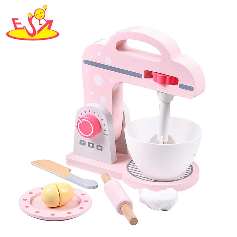 Nuevo diseño Macaron lindo juguete de cocina de madera para niños W10C582