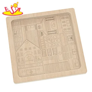 تصميم جديد معكرون لعبة مطبخ خشبية لطيفة للأطفال W10C582