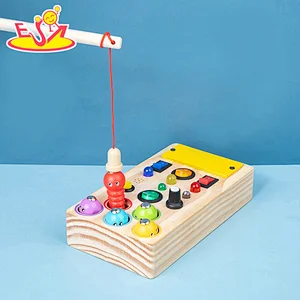 Nuevo diseño Macaron lindo juguete de cocina de madera para niños W10C582