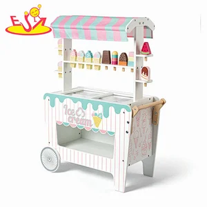 تصميم جديد معكرون لعبة مطبخ خشبية لطيفة للأطفال W10C582