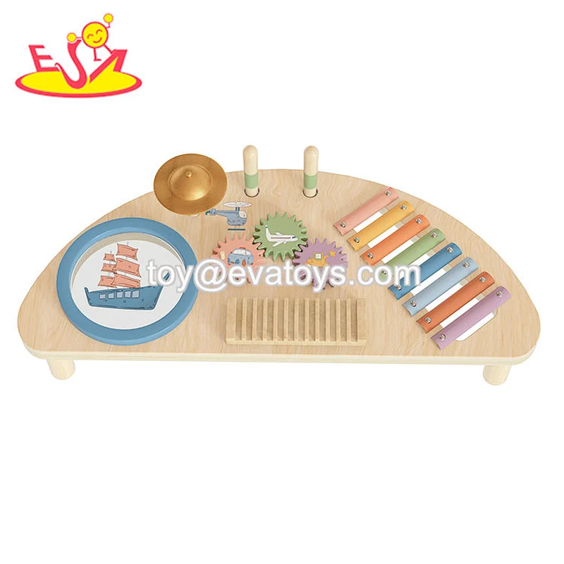 Nuevo diseño Macaron lindo juguete de cocina de madera para niños W10C582