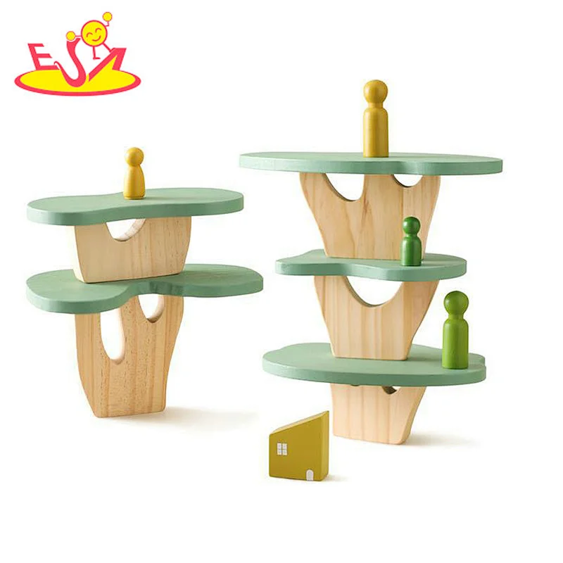 Neues Design Macaron niedliches hölzernes Spielküchenspielzeug für Kinder W10C582