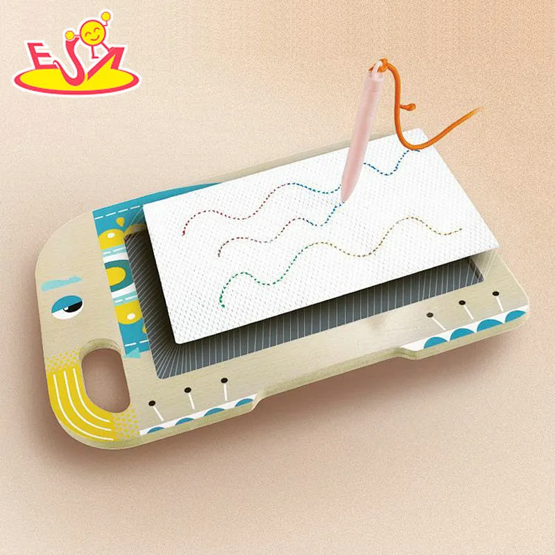 Educational Graffiti Toy Elephant Wooden Magnetic Drawing Board For Kids W12B245