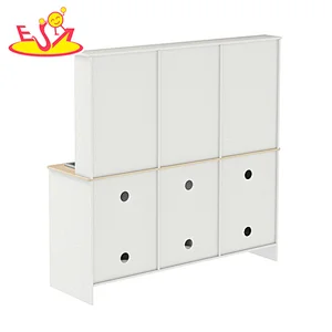 تصميم جديد معكرون لعبة مطبخ خشبية لطيفة للأطفال W10C582