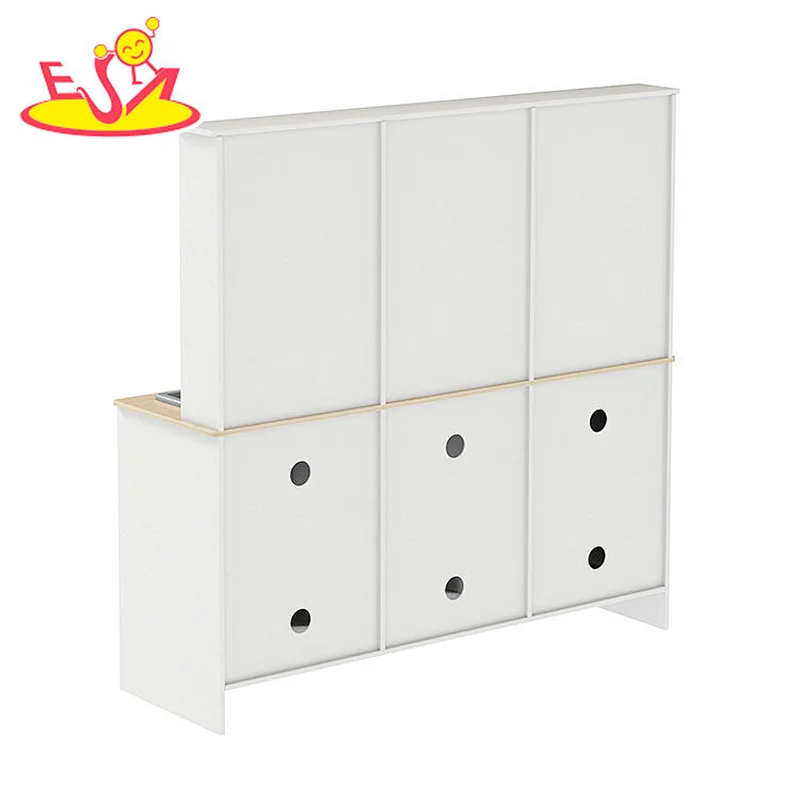 تصميم جديد معكرون لعبة مطبخ خشبية لطيفة للأطفال W10C582