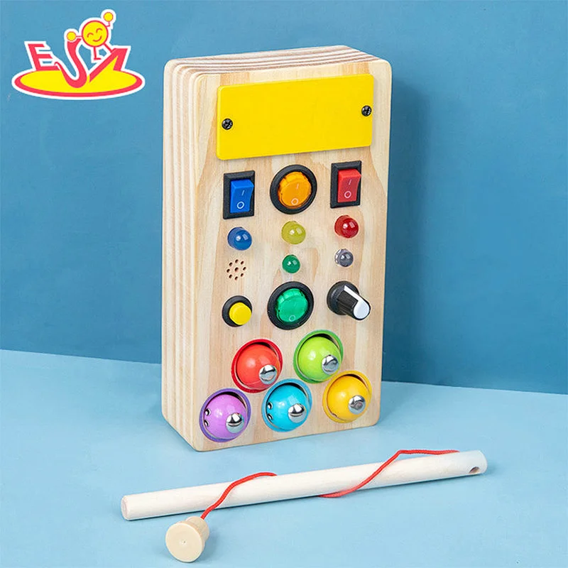 Nuevo diseño Macaron lindo juguete de cocina de madera para niños W10C582