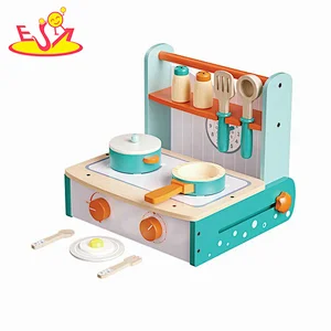 Neues Design Macaron niedliches hölzernes Spielküchenspielzeug für Kinder W10C582