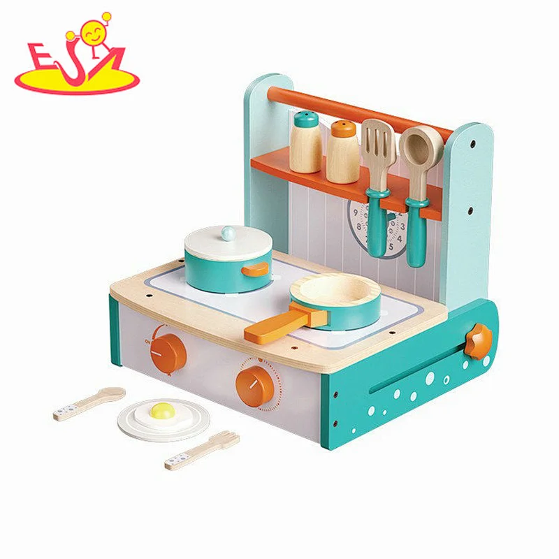 Neues Design Macaron niedliches hölzernes Spielküchenspielzeug für Kinder W10C582