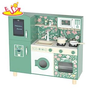 Nuevo diseño Macaron lindo juguete de cocina de madera para niños W10C582