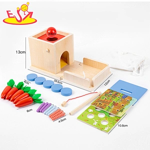 Nuevo diseño Macaron lindo juguete de cocina de madera para niños W10C582