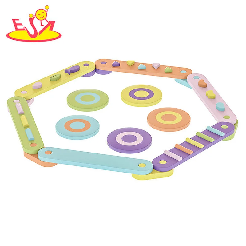 Neues Design Macaron niedliches hölzernes Spielküchenspielzeug für Kinder W10C582
