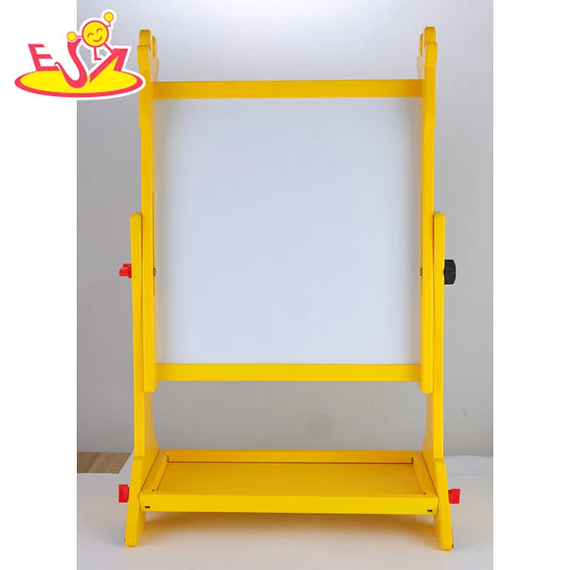 Hot Selling Double-sided Adjustable Wooden Giraffe Drawing Board For Kids W12B233