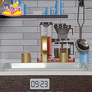 Nuevo diseño Macaron lindo juguete de cocina de madera para niños W10C582