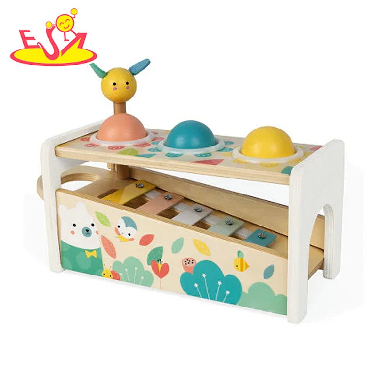 Neues Design Macaron niedliches hölzernes Spielküchenspielzeug für Kinder W10C582