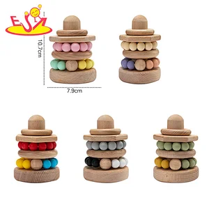 Neues Design Macaron niedliches hölzernes Spielküchenspielzeug für Kinder W10C582