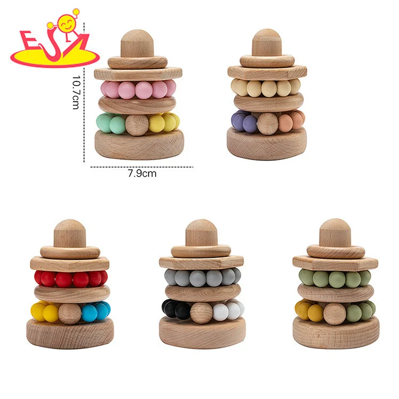 Neues Design Macaron niedliches hölzernes Spielküchenspielzeug für Kinder W10C582